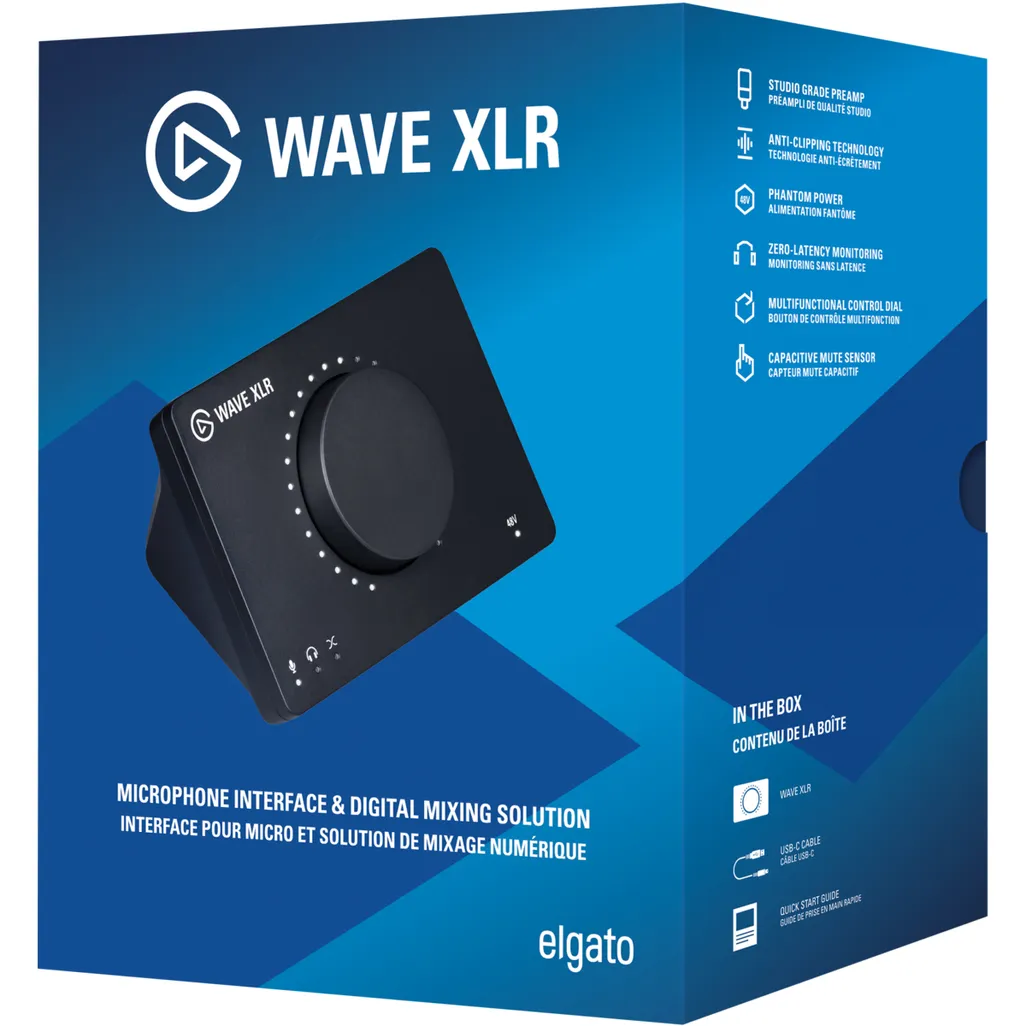Elgato Wave XLR | Desktop | XLR, 3.5mm, USB Type-C | 3.2 Gen 1