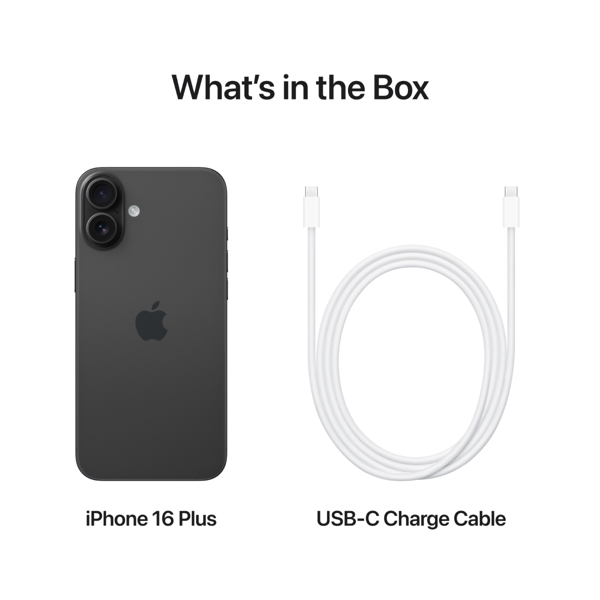 iPhone 16 Plus in the box